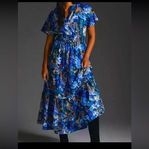 Anthro somerset maxi dress